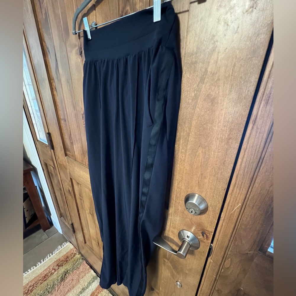 Athleta Brooklyn Blue Camo Ankle Pants 10 TALL